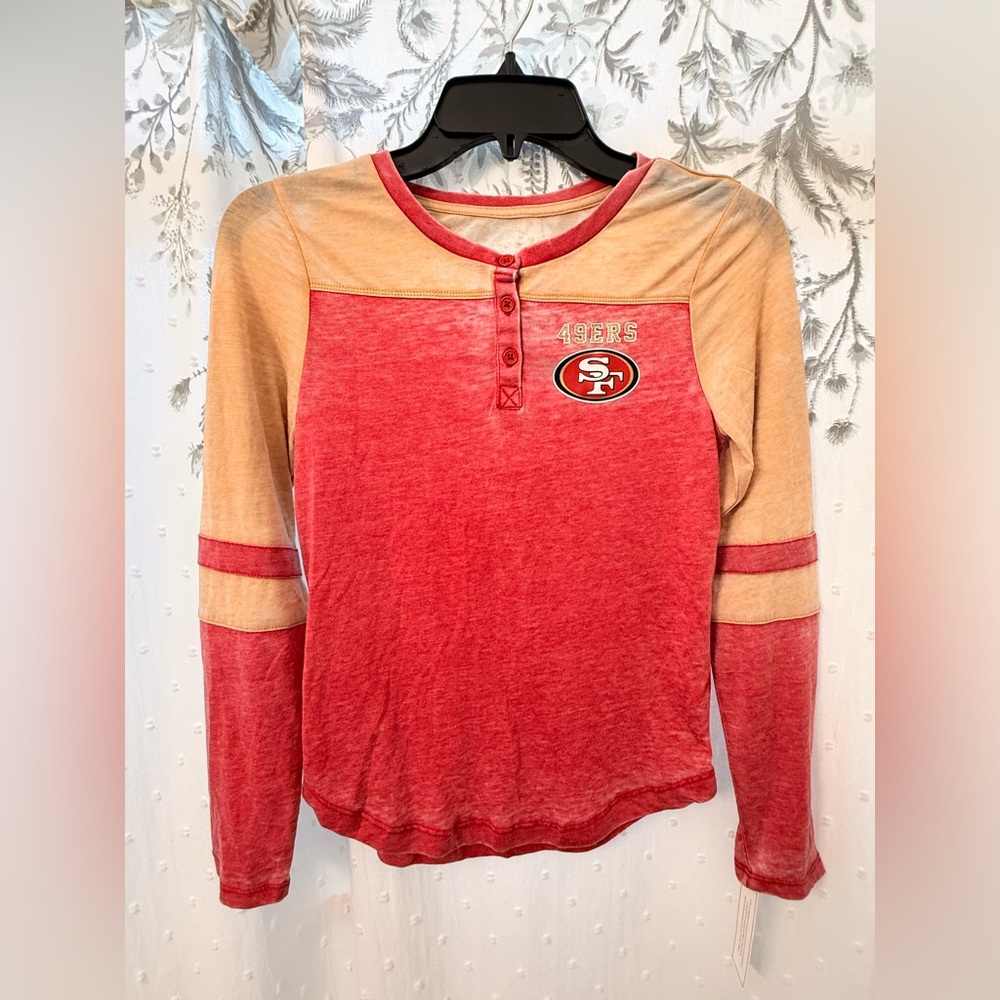 NFL Red and Tan Kids Shirt